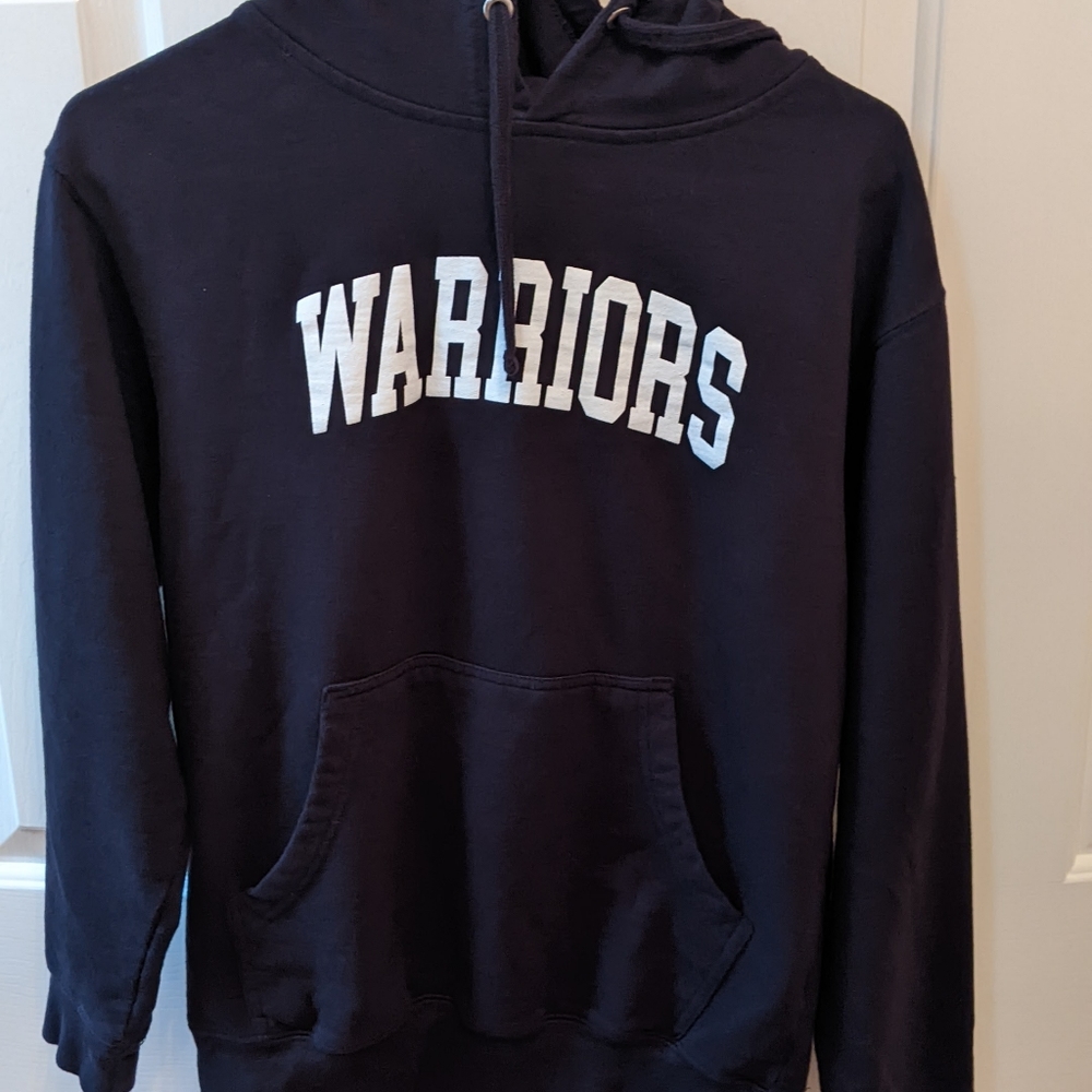 Get it before Goodwill does! Teen blue hoodie Warriors, size small